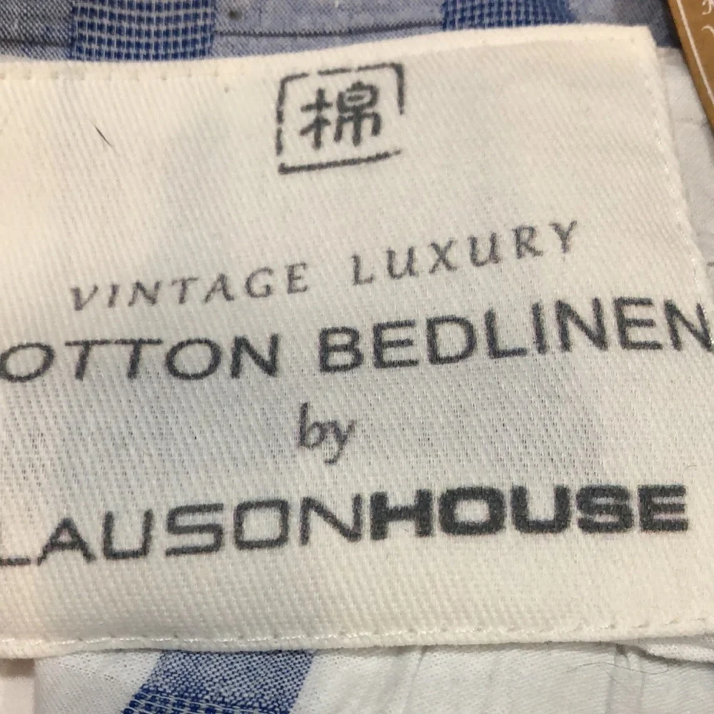 LausonHouse Duvet and Shams Vintage Luxury Cotton Bedlinen King New Duvet/Shams
